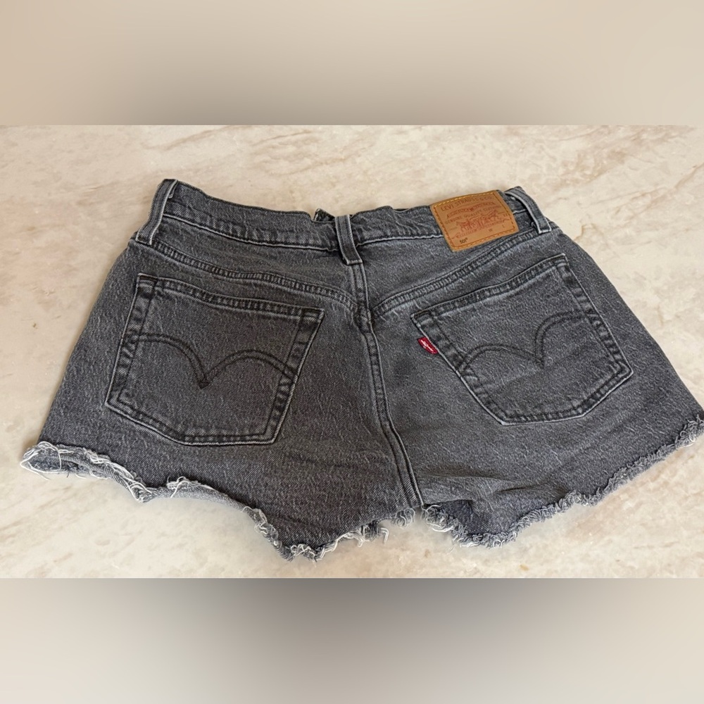Levi's Women's Black Denim Jean Shorts